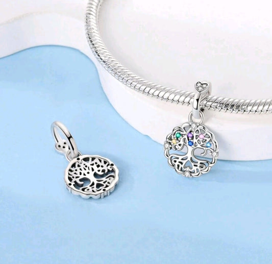 925 Sterling Silver Tree Of Life Charm – Elegant & Timeless Jewelry for Bracelets & Necklaces