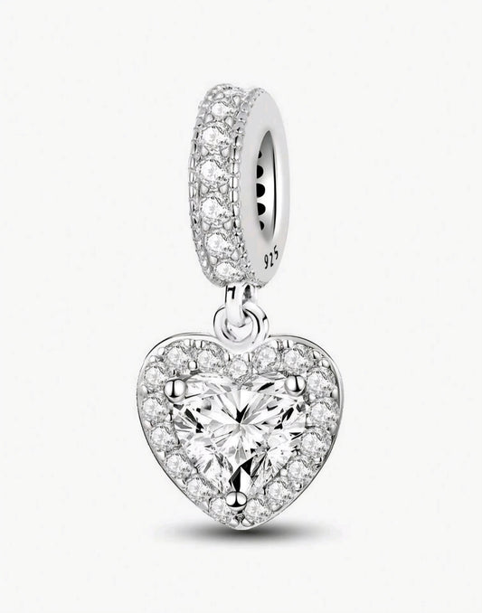 925 Sterling Silber Herzanhänger – Eleganter & Zeitloser Schmuck für Armbänder & Halsketten