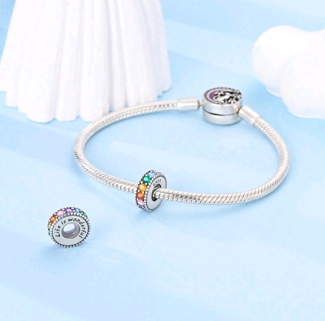 925er Sterling Silber Lebens-Anhänger – Eleganter & Zeitloser Schmuck für Armbänder & Halsketten