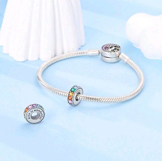 925 Sterling Silver Life Charm – Elegant & Timeless Jewelry for Bracelets & Necklaces