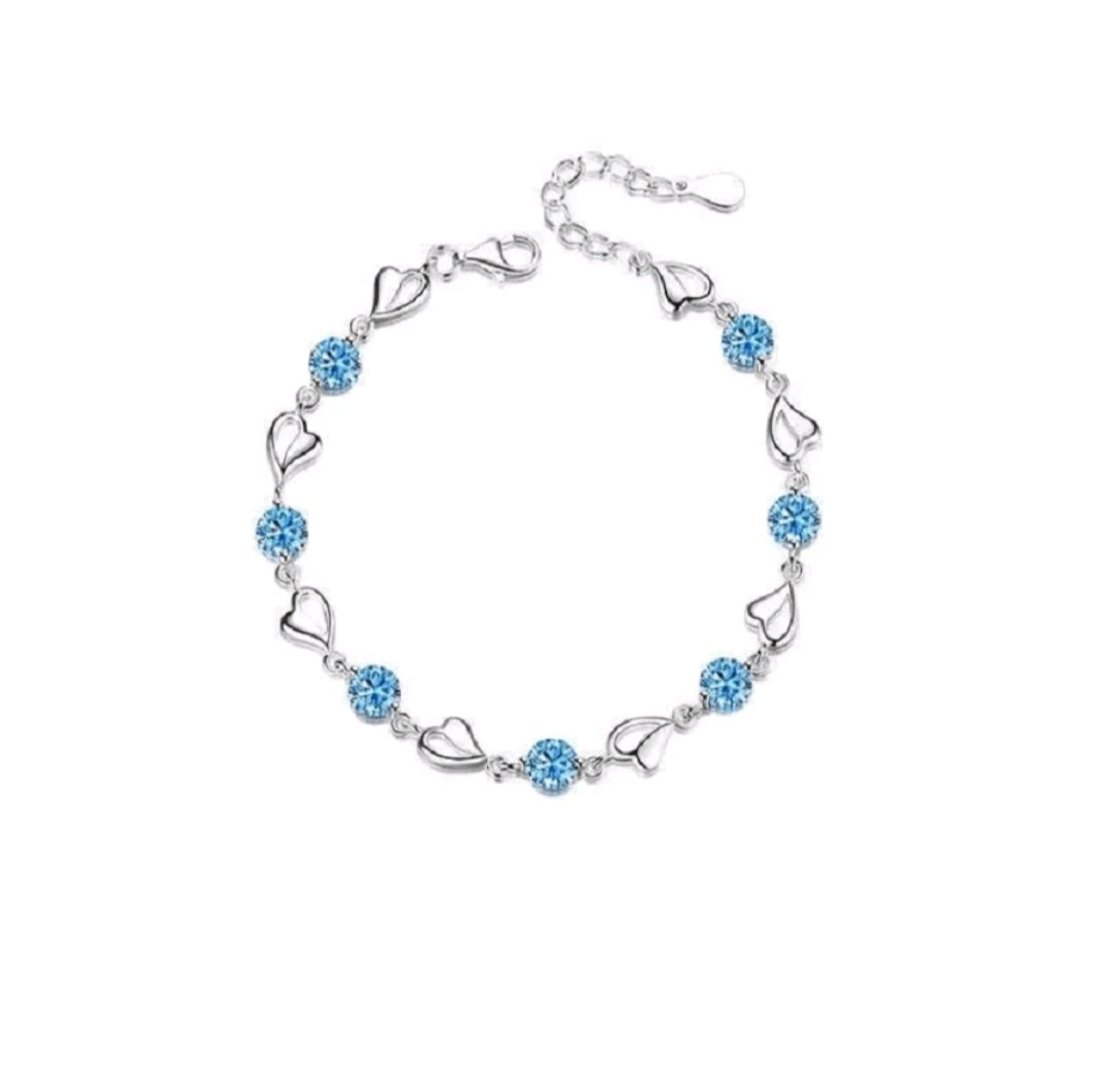 Armband für Damen aus 925er Sterlingsilber mit Herz – Luxuriöser Eleganter Stil