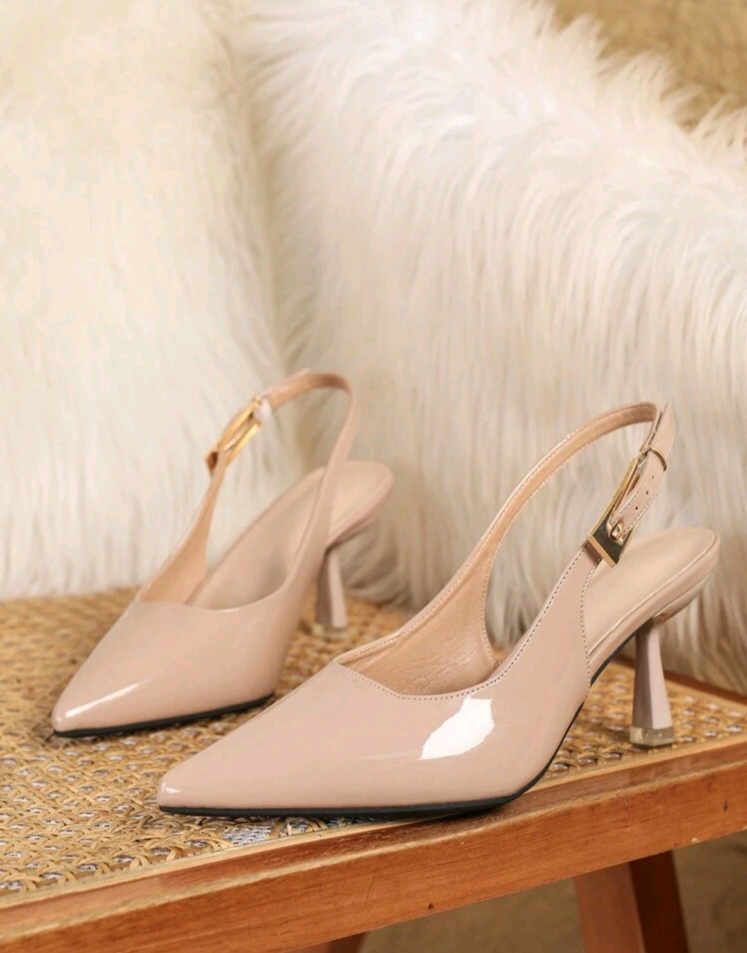 Luxuriöse Slingback-Heels mit spitzer Zehenpartie – Elegante Damen High Heels