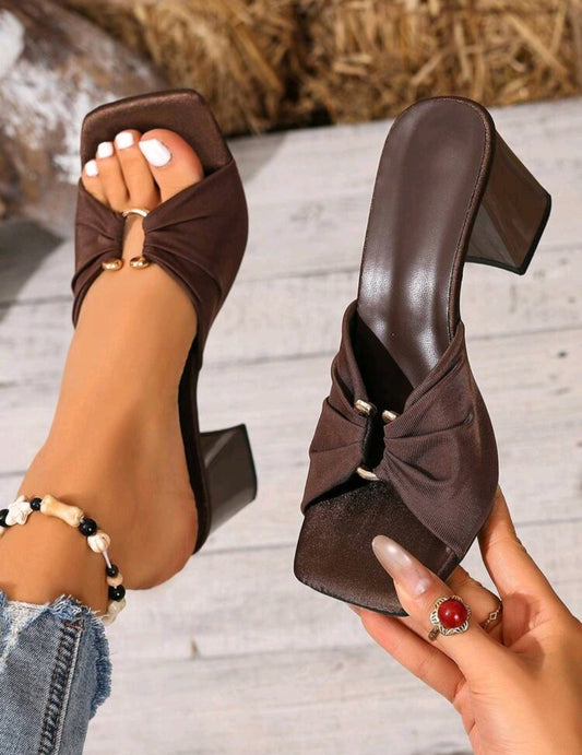 Elegant Open Toe High Heel Sandals for Women – Summer Fashion Heels