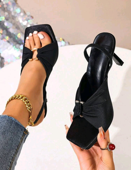 Elegant Open Toe High Heel Sandals for Women – Summer Fashion Heels
