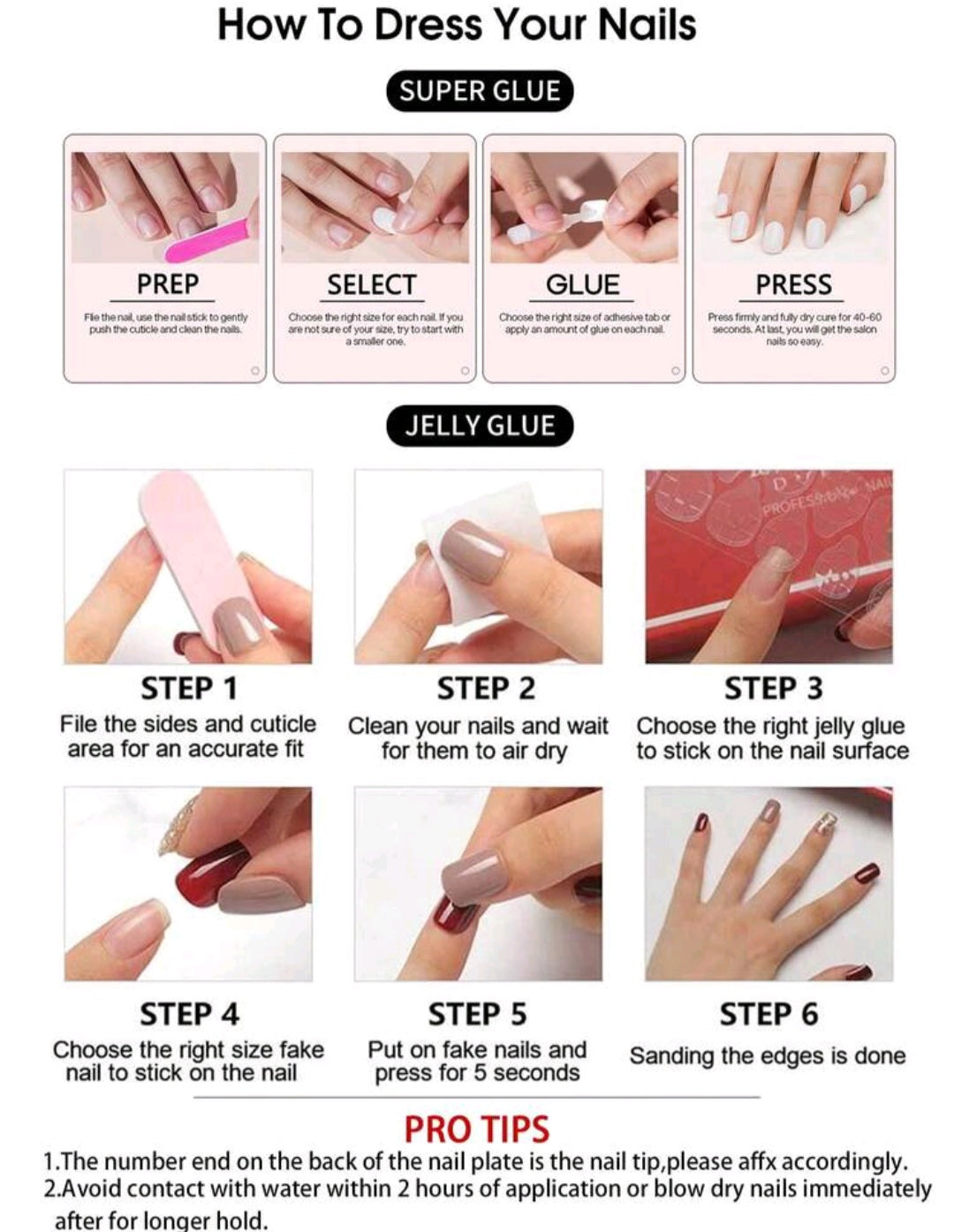 Natural Nude Press-On Nails – Glossy Stiletto Shape Set